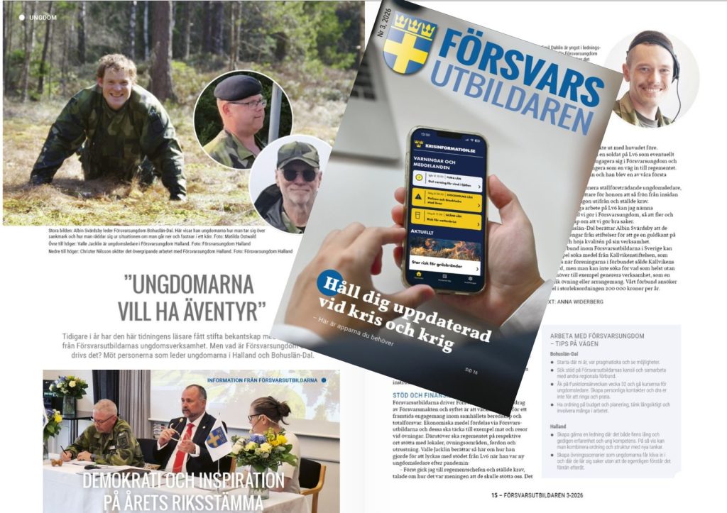 Collage från Försvarsutbildaren 3 2026